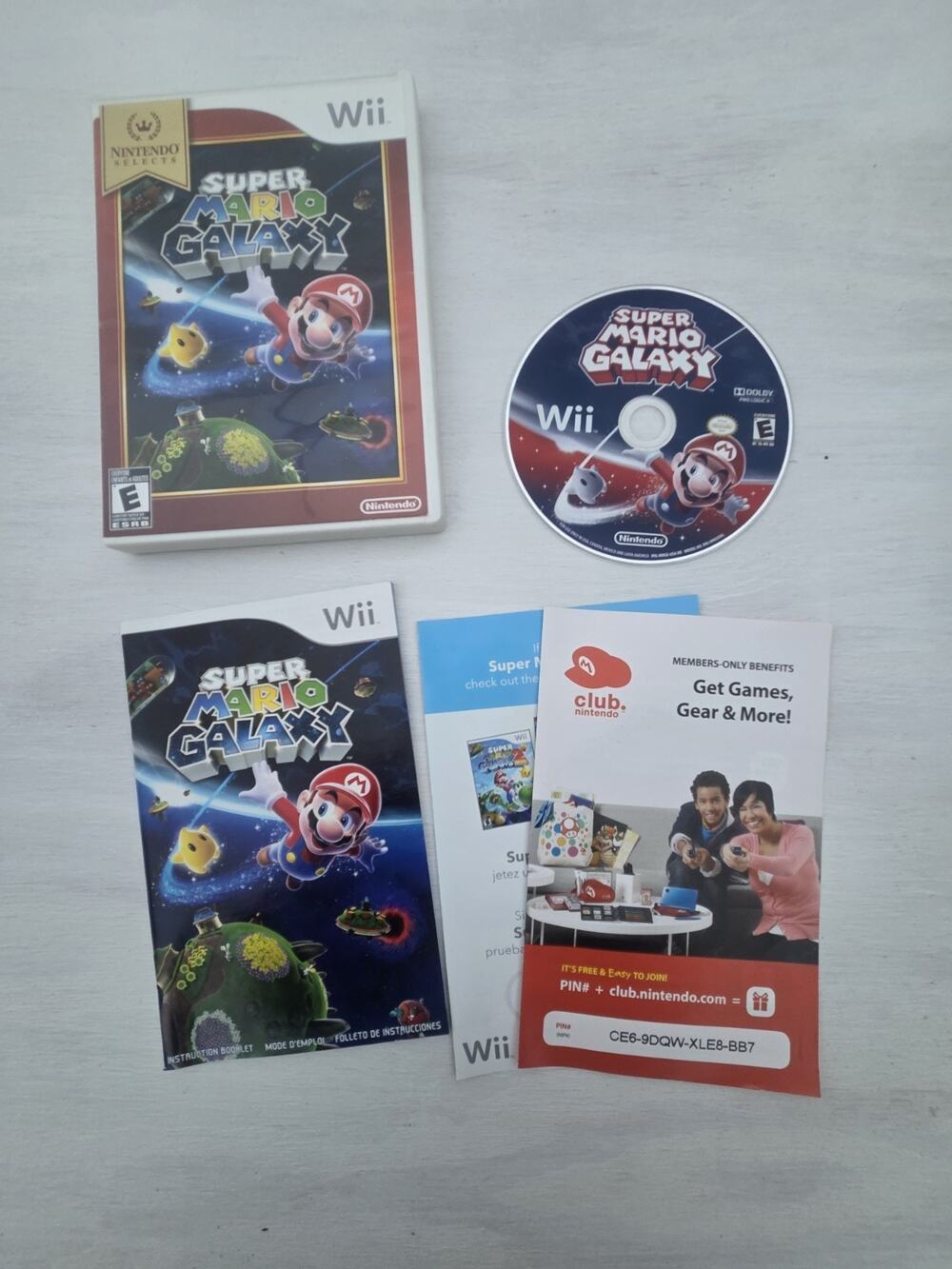 Nintendo Selects: Super Mario Galaxy - Nintendo Wii CIB